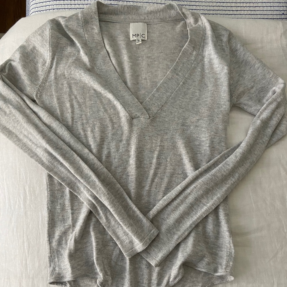 Grey Sweater Bodysuit